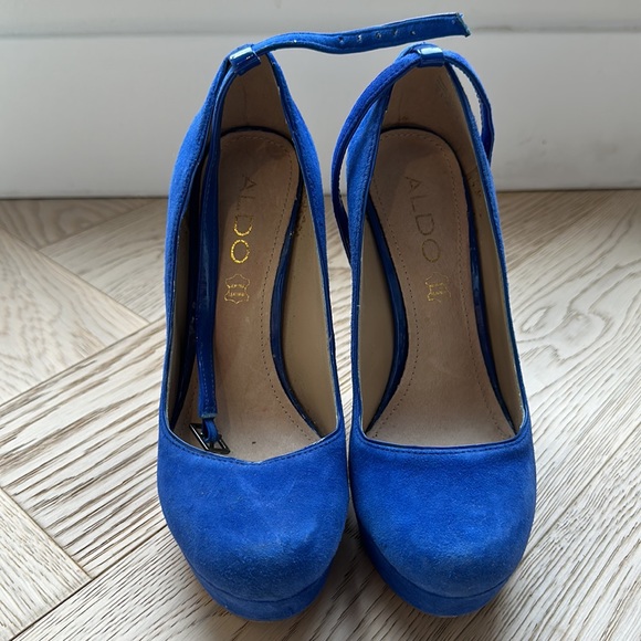 Aldo blue high heels - Picture 2 of 3